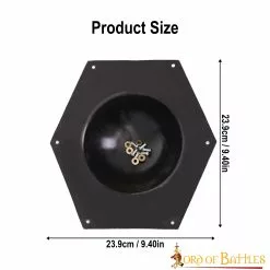 Escudo Romano Jefe Para Scutum Rectangular Hecho A Mano Umbo De Acero 10 Escudo Romano Jefe Para Scutum Rectangular Hecho A Mano Umbo De Acero -Armadura Ventas 25245 03 1 scaled 1