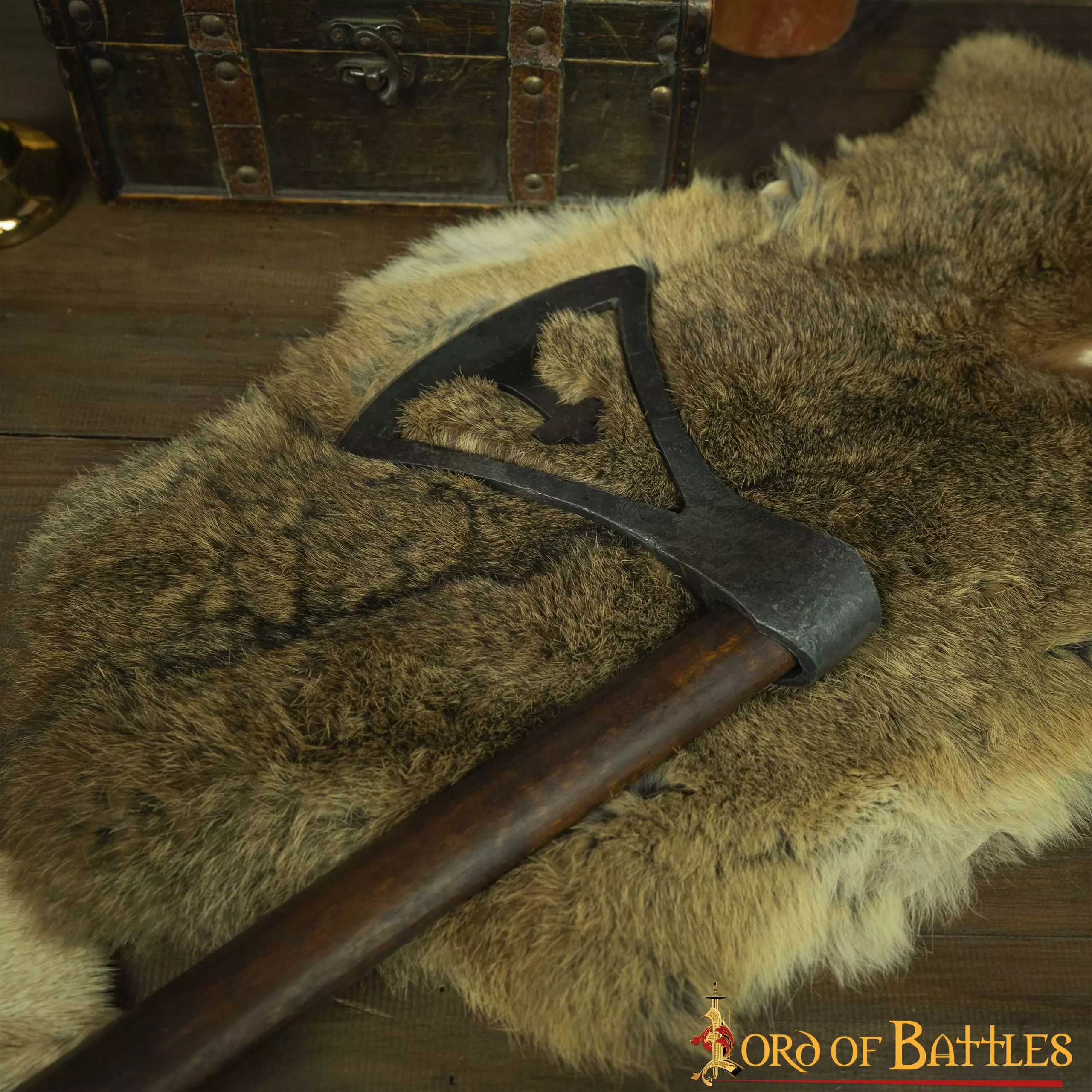 Cabeza De Hacha Vikinga Gotland Forjada A Mano En Acero Al Carbono 7 Cabeza De Hacha Vikinga Gotland Forjada A Mano En Acero Al Carbono - Imagen 5