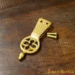 Chape De Latón Macizo Quatrefoil Juego De 5 -Armadura Ventas 25296 5pc 4