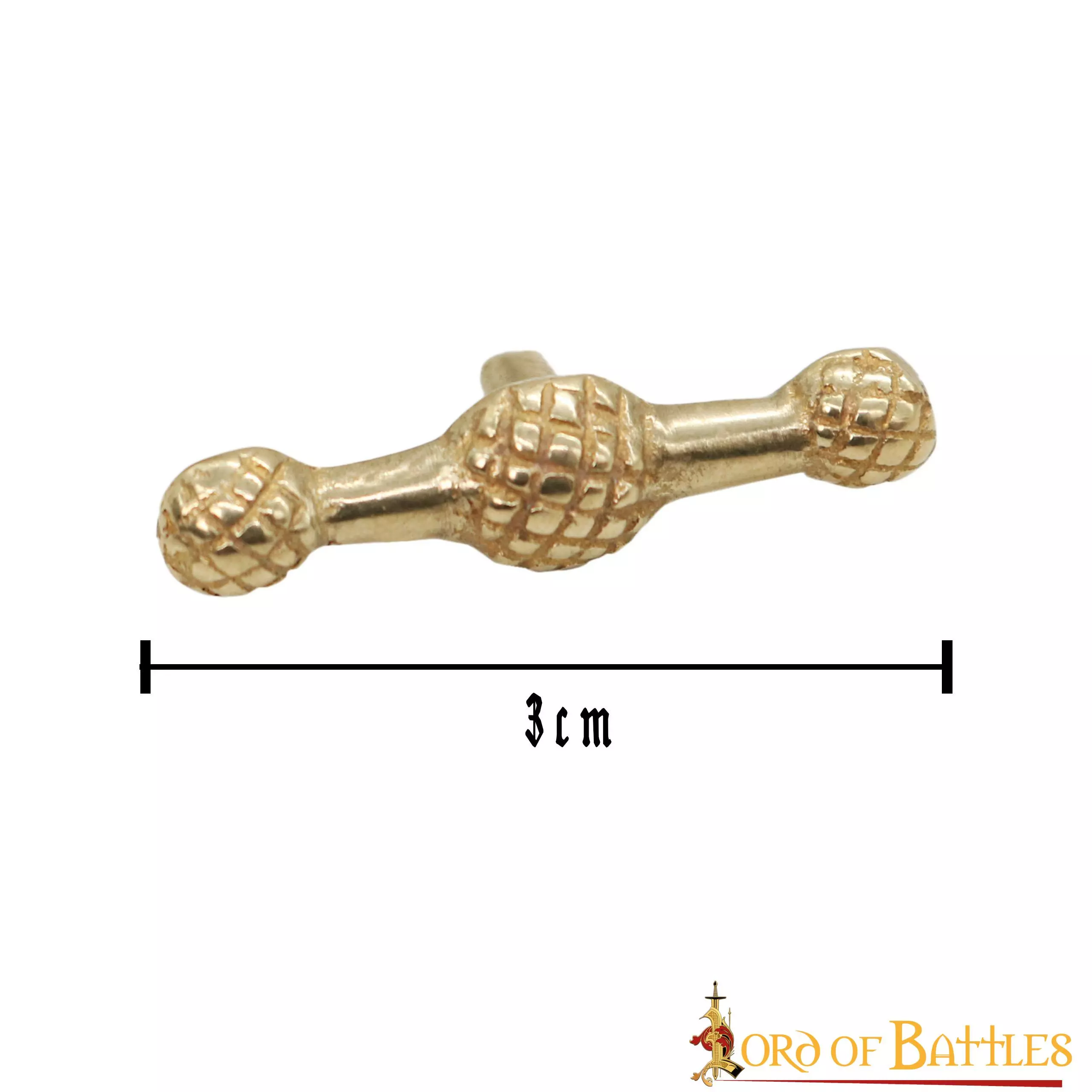 Juego De 5 Monturas Medievales De Cuero De Latón Macizo Puro 5 Juego De 5 Monturas Medievales De Cuero De Latón Macizo Puro - Imagen 3