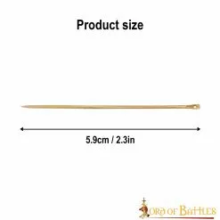 Juego Grande De Seis Agujas Medievales De Latón Macizo -Armadura Ventas 25390 6pcs 3