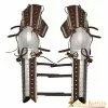 Arnés Medieval De Piernas Con Férulas / Armadura De Piernas Brigandina 2 Arnés Medieval De Piernas Con Férulas / Armadura De Piernas Brigandina -Armadura Ventas 25413CBR 1