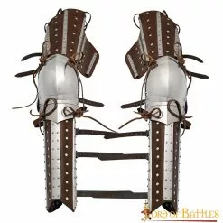 Arnés Medieval De Piernas Con Férulas / Armadura De Piernas Brigandina