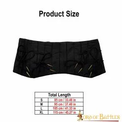 Cinturón Medieval Acolchado Lendenier -Armadura Ventas 25416BK 3 1