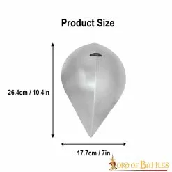 Armadura Medieval De Acero Visby Pauldrons Protección De Hombros Calibre 16 11 Armadura Medieval De Acero Visby Pauldrons Protección De Hombros Calibre 16 -Armadura Ventas 25417p 3