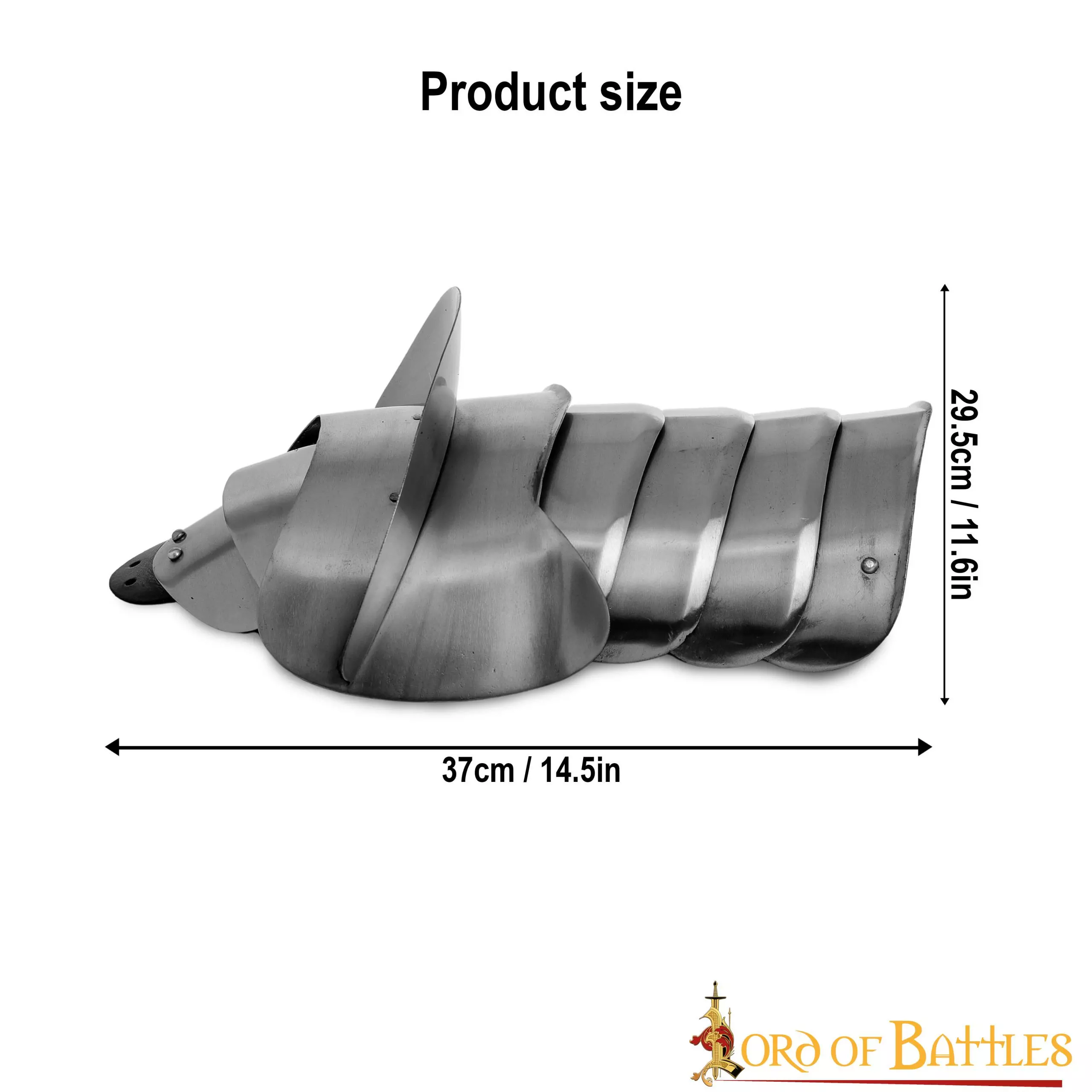 Fantasy Knight Pauldrons Con Rompehojas Calibre 18 6 Fantasy Knight Pauldrons Con Rompehojas Calibre 18 - Imagen 4