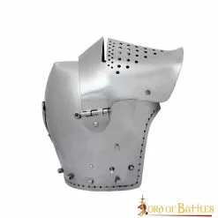 Casco Bascinet Medieval De Visera Completa Calibre 14 -Armadura Ventas 25426PL14 2 1