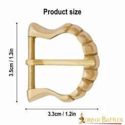 Hebilla Medieval De Latón Macizo 10 Hebilla Medieval De Latón Macizo -Armadura Ventas 25433 3pcs 3