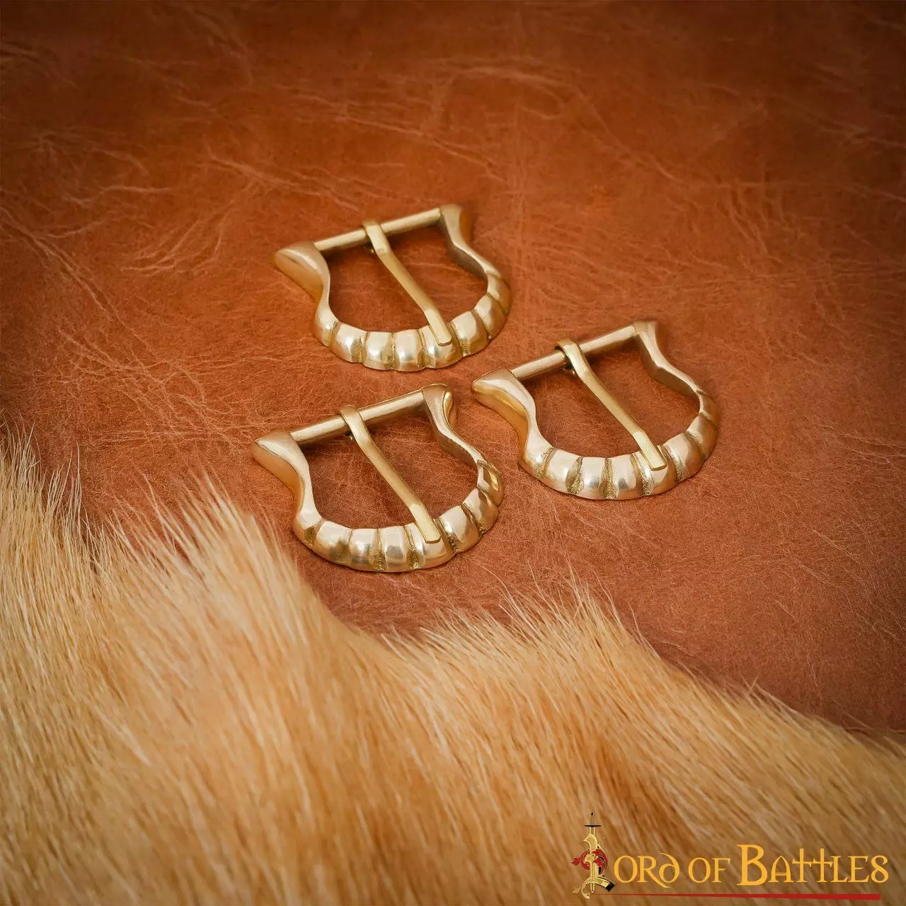 Hebilla Medieval De Latón Macizo 7 Hebilla Medieval De Latón Macizo - Imagen 5