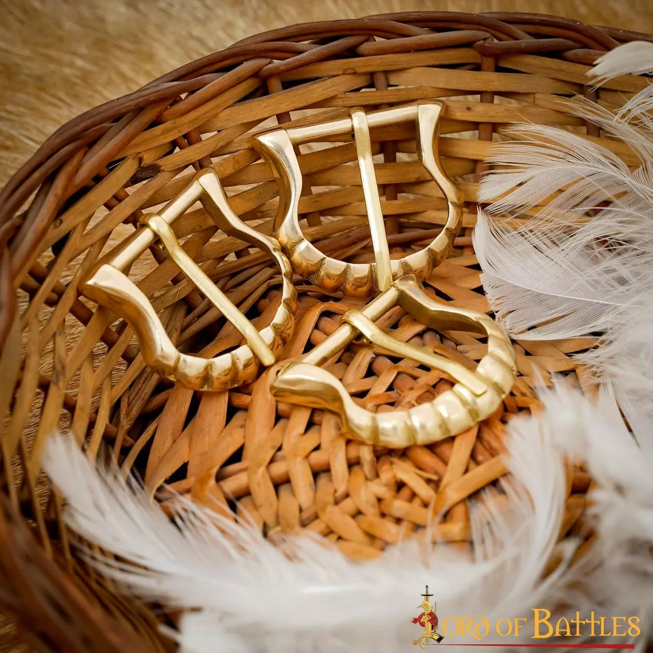 Hebilla Medieval De Latón Macizo 8 Hebilla Medieval De Latón Macizo - Imagen 6