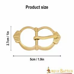 Juego De 3 Hebillas De Latón Bajomedievales -Armadura Ventas 25434 3pcs 2