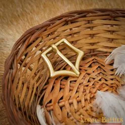 Hebilla Corona Pentágono De Latón Macizo -Armadura Ventas 25435 4