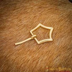 Hebilla Corona Pentágono De Latón Macizo -Armadura Ventas 25435 5
