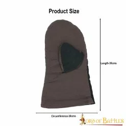 Guantes Manopla Acolchada Protección Acolchada Lienzo Algodón Hecho A Mano -Armadura Ventas 25450size