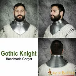 Elegante Garrote Medieval De Acero Calibre 16 -Armadura Ventas 25511p16 pattern 2