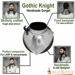 Elegante Garrote Medieval De Acero Calibre 16 -Armadura Ventas 25511p16 pattern1