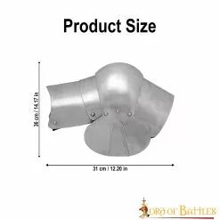 Armadura Poleyns Rodilla De Arquero Del Siglo XV Calibre 16 -Armadura Ventas 25513 3 1