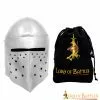 Siglo XIV Caballero Bascinet Totalmente Funcional BATTLE READY Casco De Acero Calibre 16 2 Siglo XIV Caballero Bascinet Totalmente Funcional BATTLE READY Casco De Acero Calibre 16 -Armadura Ventas 25524 1 2