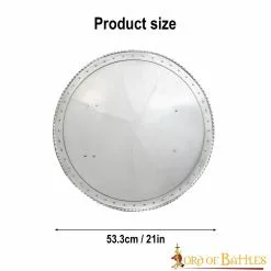 Escudo Redondo De Acero Rodella Hecho A Mano SCA Reenactments And Décor -Armadura Ventas 25619 3 1