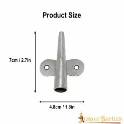 Clip De Penacho Para Cascos Medievales Europeos 10 Clip De Penacho Para Cascos Medievales Europeos -Armadura Ventas 25782 3