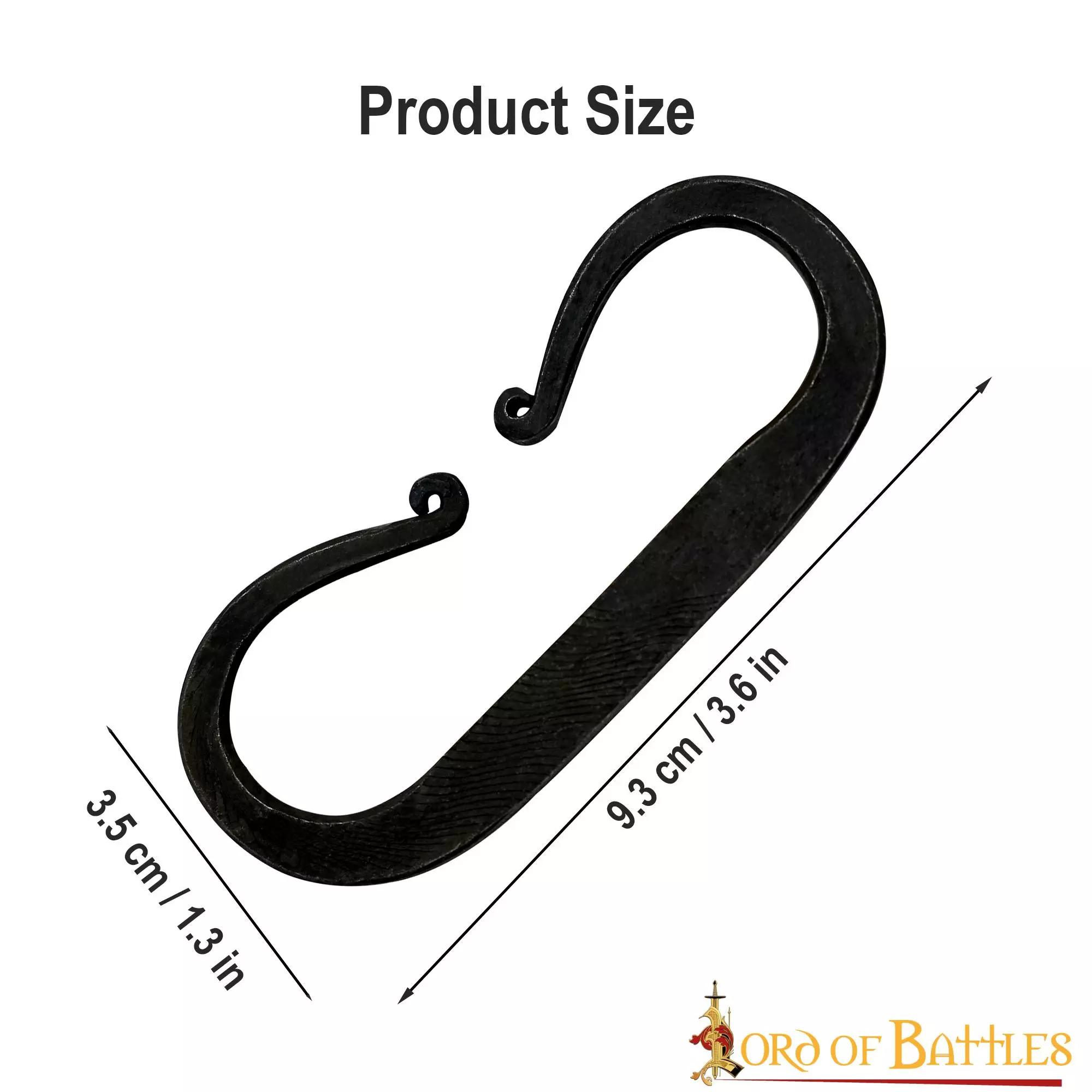 Resistente Percutor De Fuego Germánico Forjado A Mano Equipo De Acampada Funcional 5 Resistente Percutor De Fuego Germánico Forjado A Mano Equipo De Acampada Funcional - Imagen 3