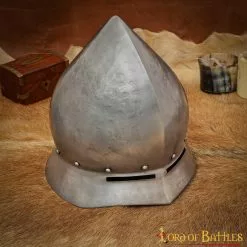 Casco Medieval Tardío Para Sombrero De Tetera En Acabado Antiguo Calibre 16 -Armadura Ventas 25795AL16 4