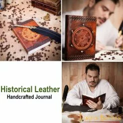 Brújula De Navegación Fleur De Lis Diario De Notas Hecho A Mano En Piel Auténtica 12 Brújula De Navegación Fleur De Lis Diario De Notas Hecho A Mano En Piel Auténtica -Armadura Ventas 25798 pattern 2