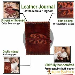 Diario Medieval De Cuero Del Reino De Mercia Notas Del Diario -Armadura Ventas 25802 pattern 1