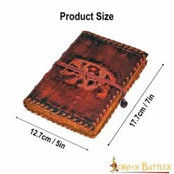 Diario Medieval De Cuero Del Reino De Mercia Notas Del Diario -Armadura Ventas 25802 3