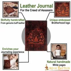 Diario Hecho A Mano Para El Credo De Asesino Notas De Diario De Cuero Genuino 11 Diario Hecho A Mano Para El Credo De Asesino Notas De Diario De Cuero Genuino -Armadura Ventas 25808 pattern 1 1