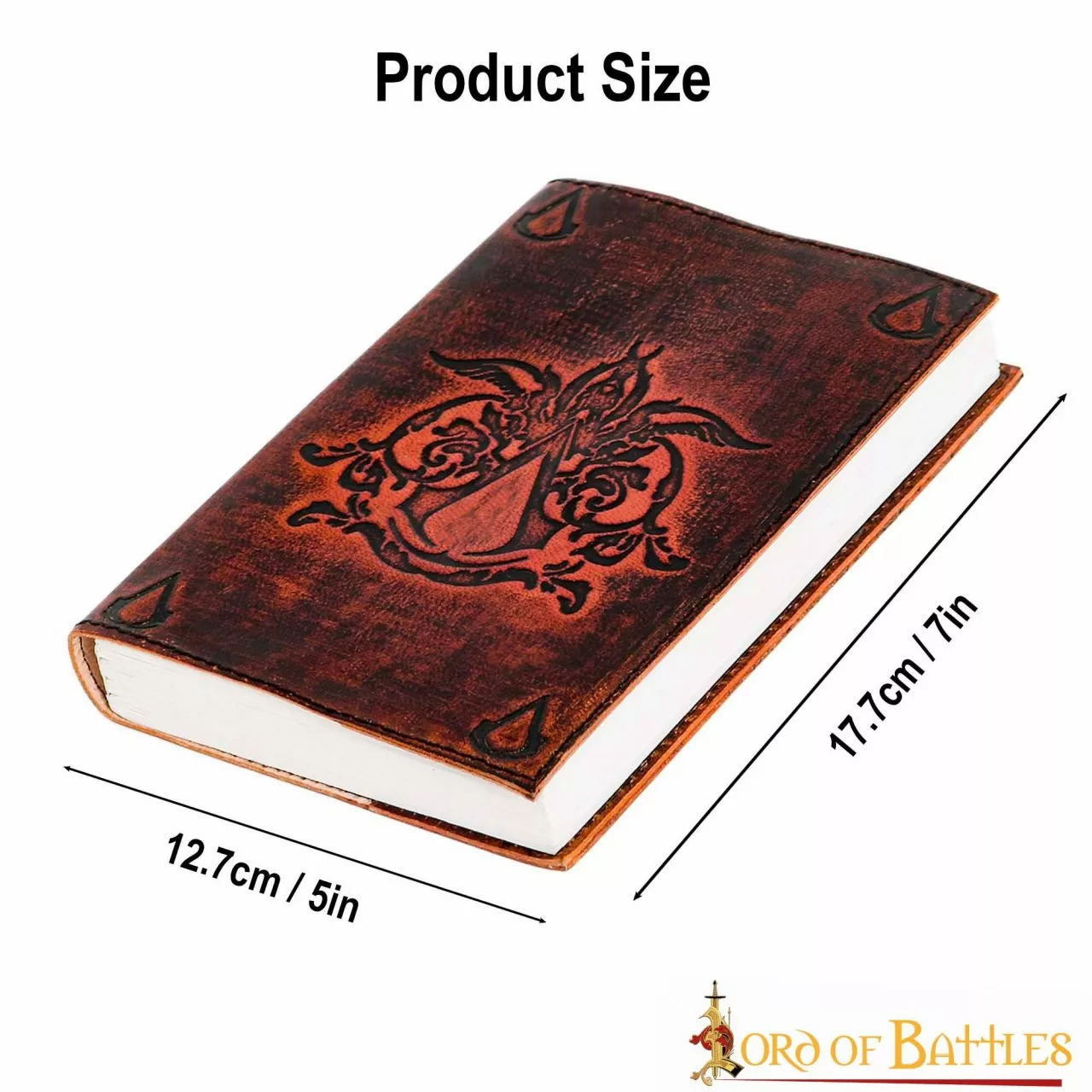 Diario Hecho A Mano Para El Credo De Asesino Notas De Diario De Cuero Genuino 5 Diario Hecho A Mano Para El Credo De Asesino Notas De Diario De Cuero Genuino - Imagen 3