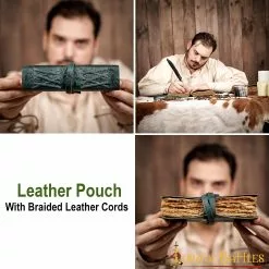 Precioso Diario De Fantasía Hecho A Mano En Piel Auténtica Diario Notas 12 Precioso Diario De Fantasía Hecho A Mano En Piel Auténtica Diario Notas -Armadura Ventas 25850 pattern 2