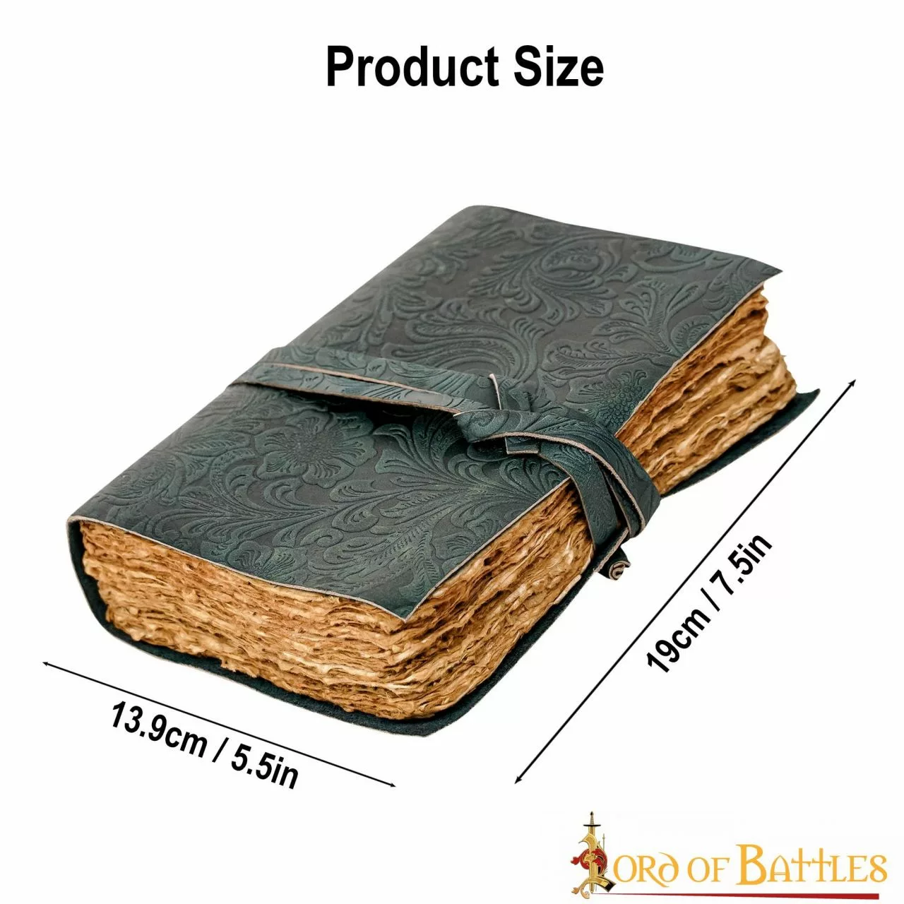 Precioso Diario De Fantasía Hecho A Mano En Piel Auténtica Diario Notas 5 Precioso Diario De Fantasía Hecho A Mano En Piel Auténtica Diario Notas - Imagen 3