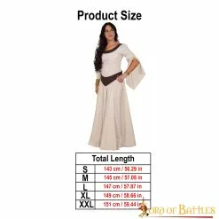 Vestido Medieval De Algodón Ligero Para Doncella De Campo -Armadura Ventas 25858 3