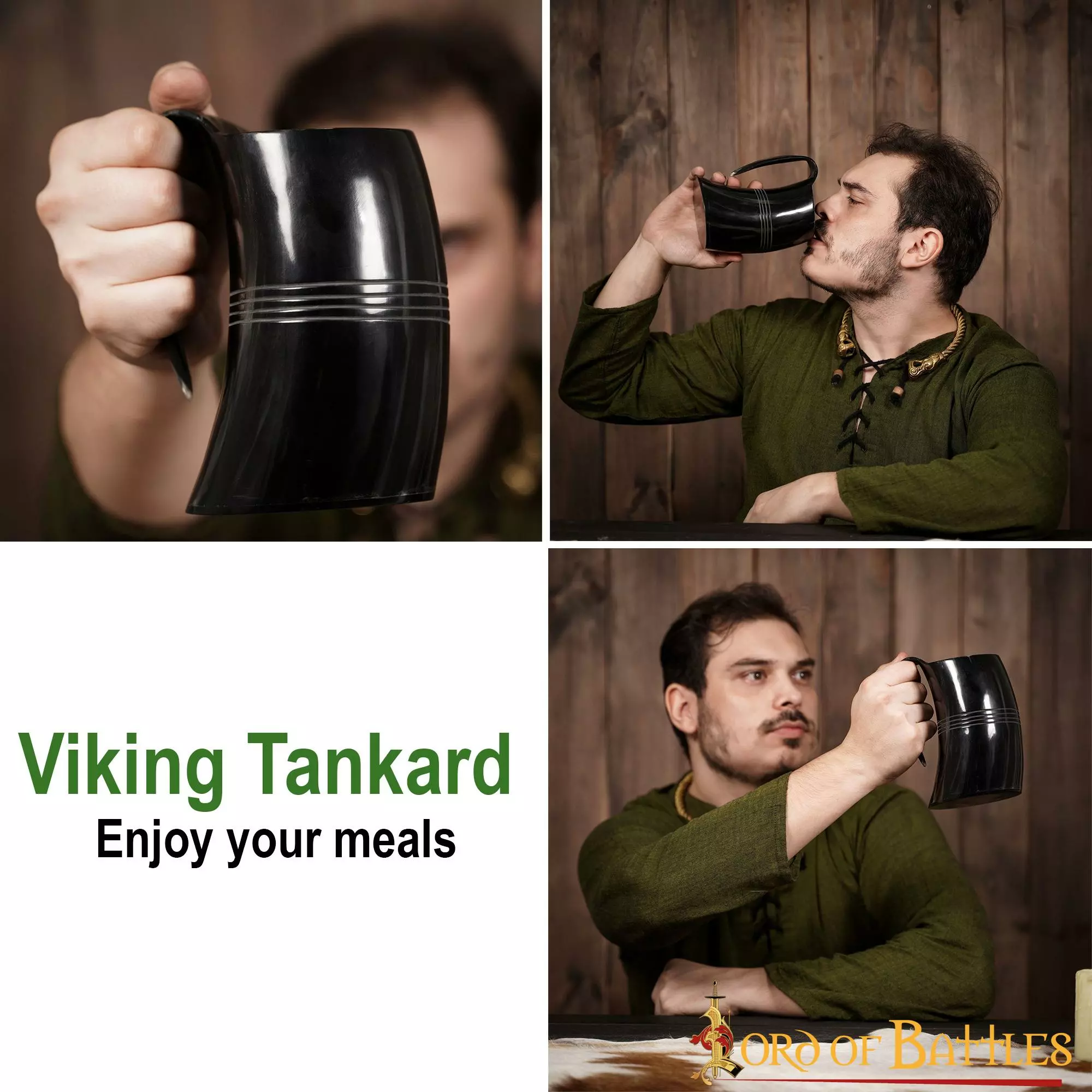 Taza De Cerveza Medieval Vikinga Hecha A Mano Con Auténtico Cuerno De Buey 7 Taza De Cerveza Medieval Vikinga Hecha A Mano Con Auténtico Cuerno De Buey - Imagen 5