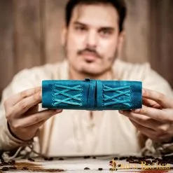 Precioso Diario De Fantasía Hecho A Mano En Piel Auténtica Diario Notas -Armadura Ventas 25875 1 10