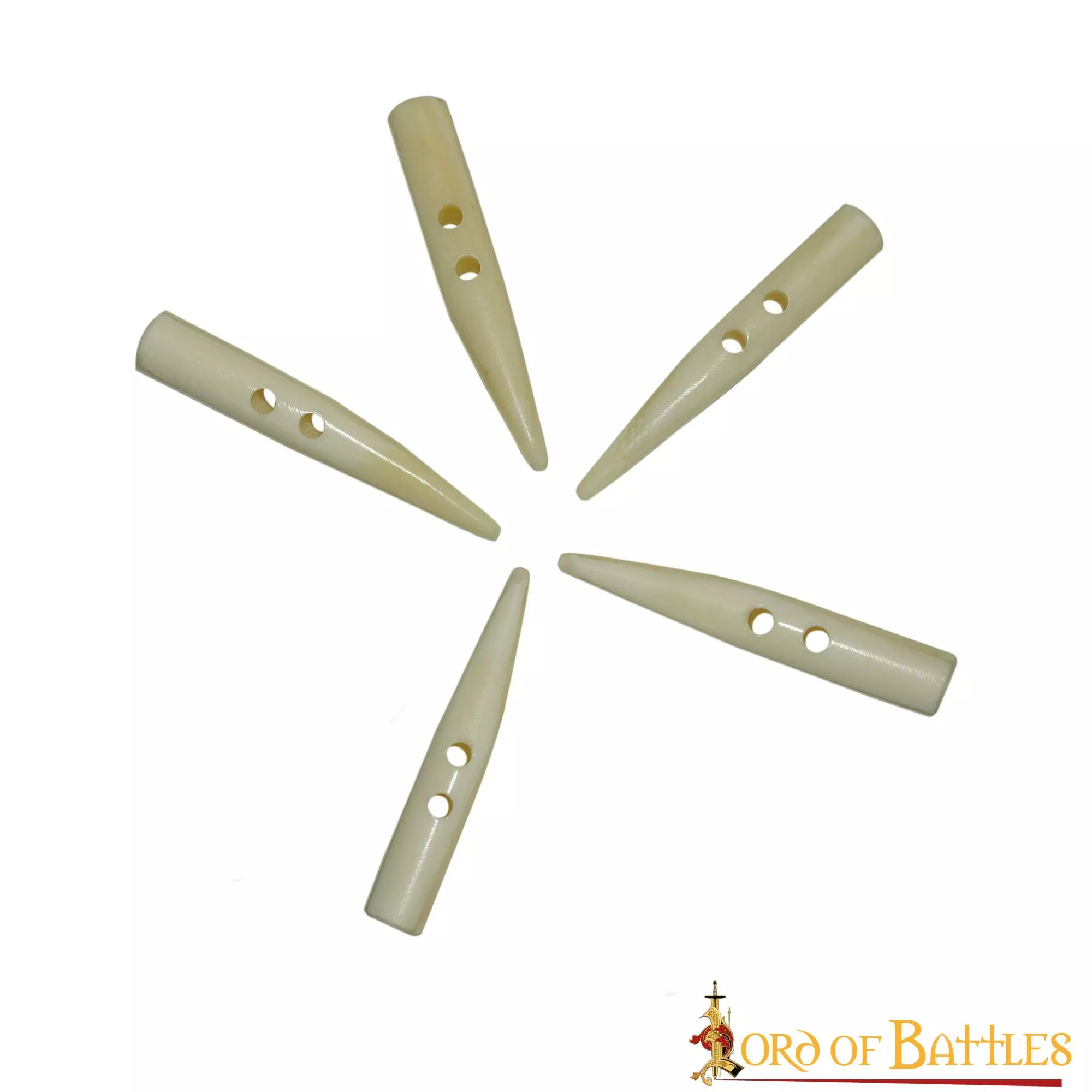 Juego De 5 Tobilleras Vikingas De Hueso Auténtico Hechas A Mano 4 Juego De 5 Tobilleras Vikingas De Hueso Auténtico Hechas A Mano - Imagen 2