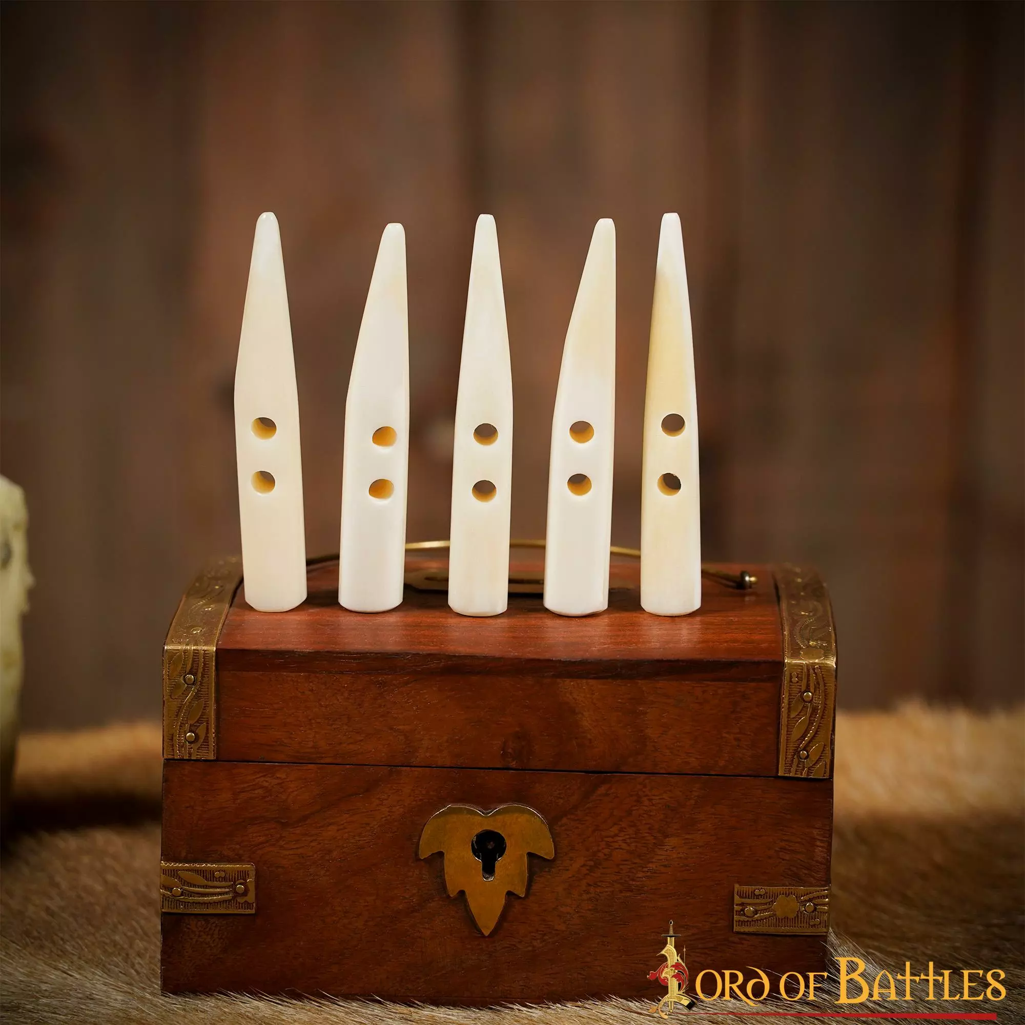 Juego De 5 Tobilleras Vikingas De Hueso Auténtico Hechas A Mano 8 Juego De 5 Tobilleras Vikingas De Hueso Auténtico Hechas A Mano - Imagen 6