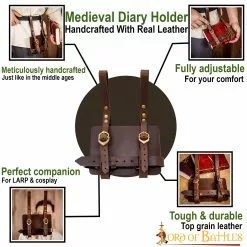 The Ballad Monger Diario De Cuero Auténtico Porta-diarios 11 The Ballad Monger Diario De Cuero Auténtico Porta-diarios -Armadura Ventas 25938 CBR pattern1