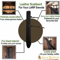 Funda De Cuero Genuino Hecha A Mano Para Espadas LARP 11 Funda De Cuero Genuino Hecha A Mano Para Espadas LARP -Armadura Ventas 25939BK pattern 1