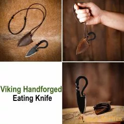 Cuchillo Vikingo De Hierro Forjado A Mano Con Funda De Cuero Auténtico 12 Cuchillo Vikingo De Hierro Forjado A Mano Con Funda De Cuero Auténtico -Armadura Ventas 25945 CBR 2