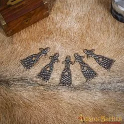 Juego De 5 Accesorios Para Cinturón De Cuero De Latón Antiguo Renaissance Belt End Chape 12 Juego De 5 Accesorios Para Cinturón De Cuero De Latón Antiguo Renaissance Belt End Chape -Armadura Ventas 25948 5 pcs 4