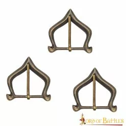 Armadura Ventas 24 Juego De 3 Hebillas Medievales Antiguas De Latón Para Cinturón Accesorio Funcional Para Cinturón