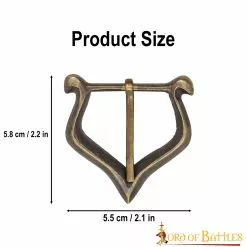 Juego De 3 Hebillas Medievales Antiguas De Latón Para Cinturón Accesorio Funcional Para Cinturón -Armadura Ventas 25951 3 pcs 3