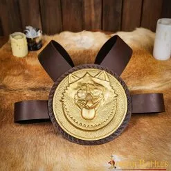 Peto Ibérico De Cuero Cardiophylax Con Decoración De Latón Puro