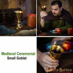 Copa Medieval Ceremonial Pequeña -Armadura Ventas 26037BS pattern 2