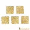 Set De 5 Adornos De Latón Macizo Para Cinturón Vikingo 2 Set De 5 Adornos De Latón Macizo Para Cinturón Vikingo -Armadura Ventas 26042 5pcs 1