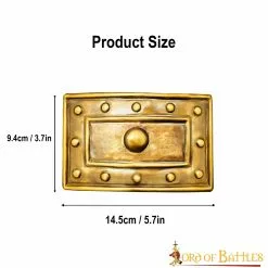 Bestia Del Reino Adorno De Latón Antiguo Para Cinturón -Armadura Ventas 26061 3