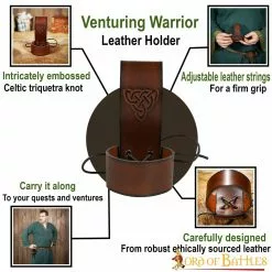 Funda De Piel Auténtica Con Nudos Celtas En Relieve 12 Funda De Piel Auténtica Con Nudos Celtas En Relieve -Armadura Ventas 26067BR pattern 1