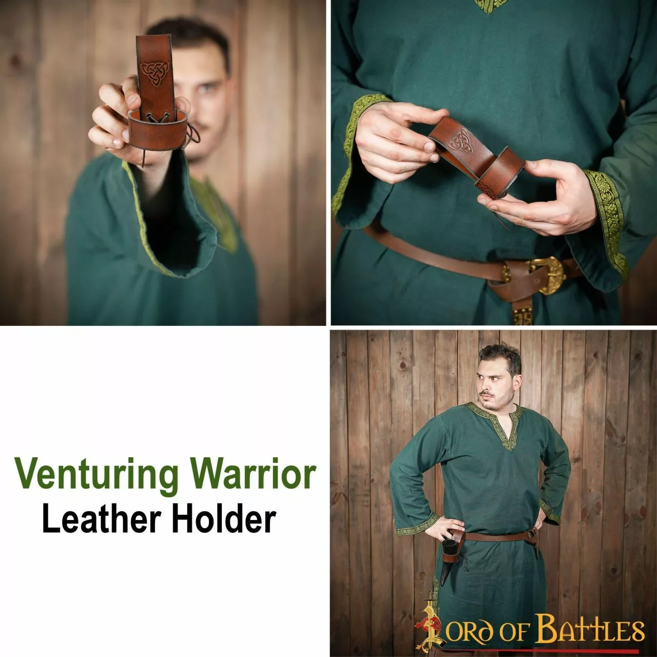 Funda De Piel Auténtica Con Nudos Celtas En Relieve 8 Funda De Piel Auténtica Con Nudos Celtas En Relieve - Imagen 6